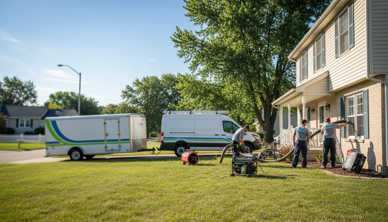 Flooded Basement Restoration And Cleanup With Repair in Hazelton, ND near me